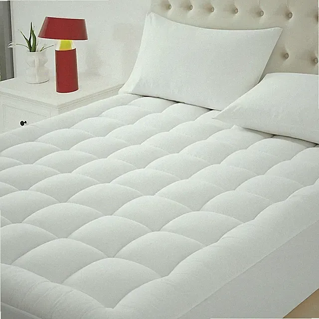Mattress Pad Pillow King Size Pillow Top - Extra Thick Padded Mattress Pad P...