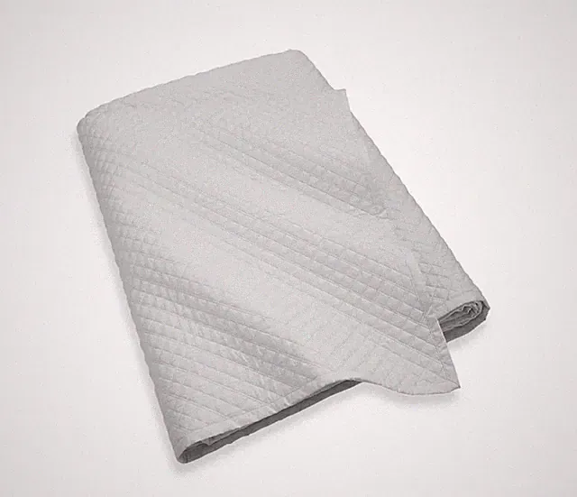 Ralph Lauren Argyle Sateen Quilt Coverlet Blanket Queen Platinum $400