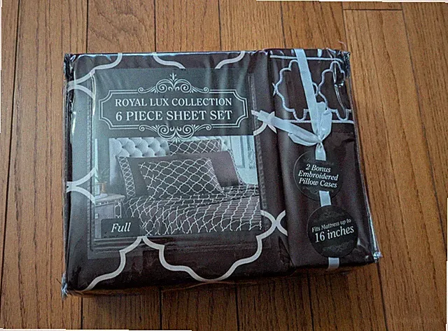 Royal Lux Collection Full Size 6 Piece Sheet Set
